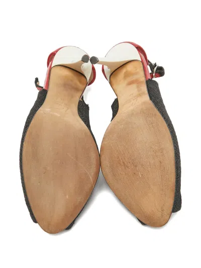 Pre-owned Giuseppe Zanotti Vintage  100mm Peep-toe Pumps