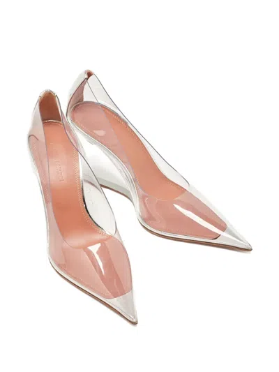 Pre-owned Amina Muaddi 95mm Ane Pointed-toe Wedge Pumps