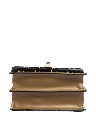 Pre-owned Fendi Kan  Leather Shoulder Bag