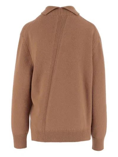Jil Sander Asymmetrical Wool-blend Sweater