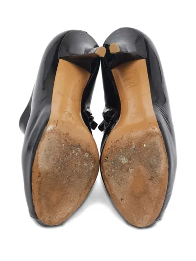 Pre-owned Louis Vuitton 100mm Oh Really! Patent Leather Peep-toe Ankle Boots