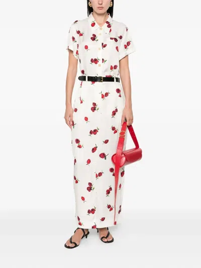 Khaite Lucian Midi Skirt
