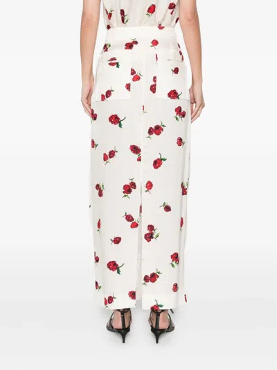 Khaite Lucian Midi Skirt