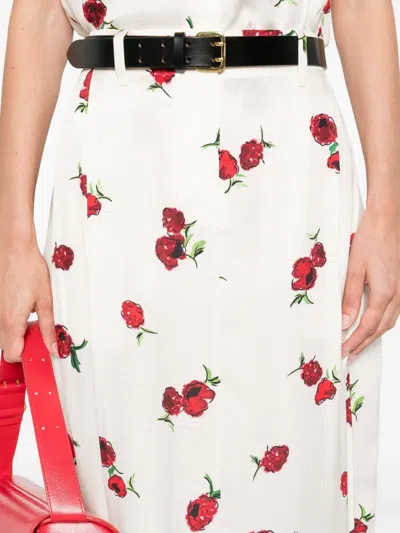 Khaite Lucian Midi Skirt