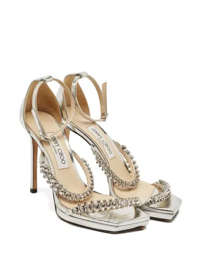 Pre-owned Jimmy Choo 105mm Bing Sandals