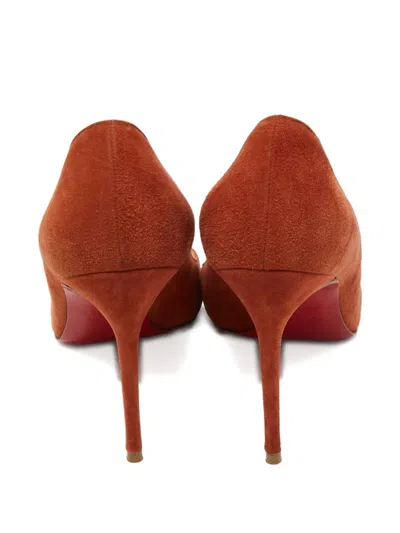 Pre-owned Christian Louboutin 95mm Suede Pumps