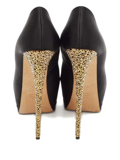 Pre-owned Giuseppe Zanotti Vintage Peep-toe Heeled Pumps