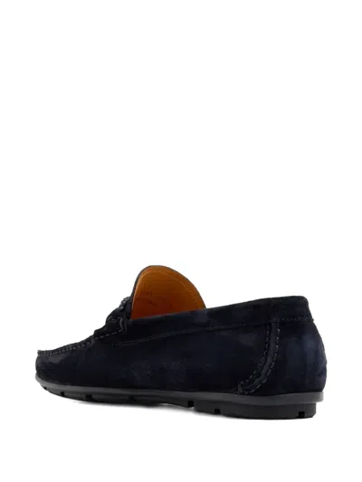 Magnanni Braided-buckle Loafers
