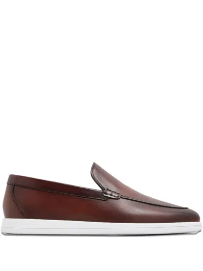 Magnanni Leather Slip-on Loafers