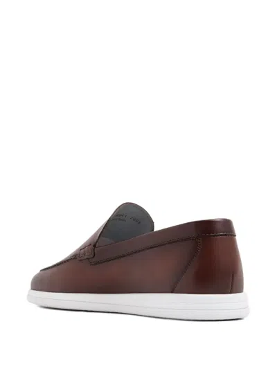 Magnanni Leather Slip-on Loafers