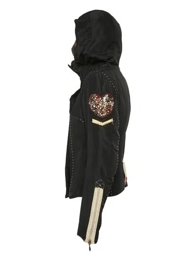 Pre-owned Calvin Klein Embellished Hooded Jacket