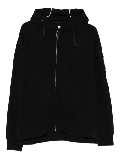 C.p. Company Metropolis Series Zip-up Hoodie In Black