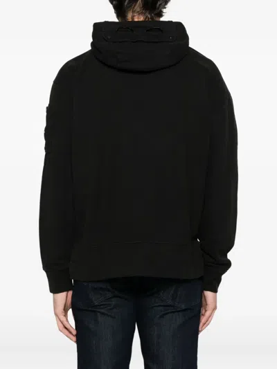 C.p. Company Metropolis Series Zip-up Hoodie In Black