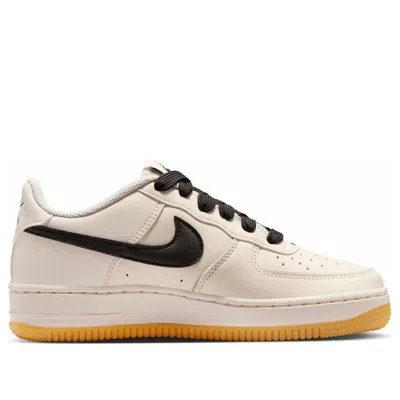 Nike (gs)  Air Force 1 Low Lv8 'soft Pearl Gum Black' In Neutral