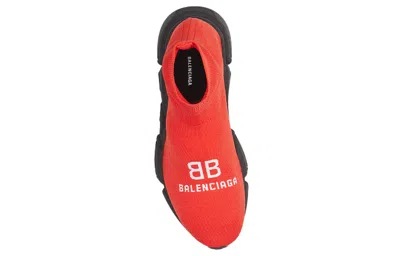 Balenciaga Recycled Speed Sneaker 'red Black'