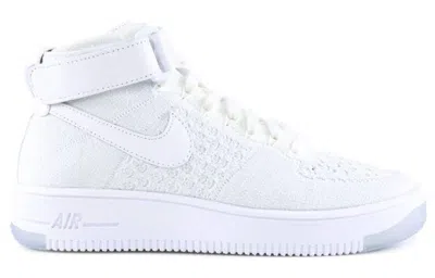 Nike (wmns)  Air Force 1 Flyknit 'triple White' In Multi
