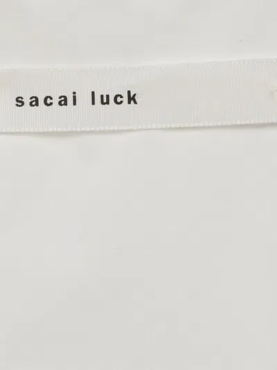 Pre-owned Sacai Drawstring-detailing Blouse