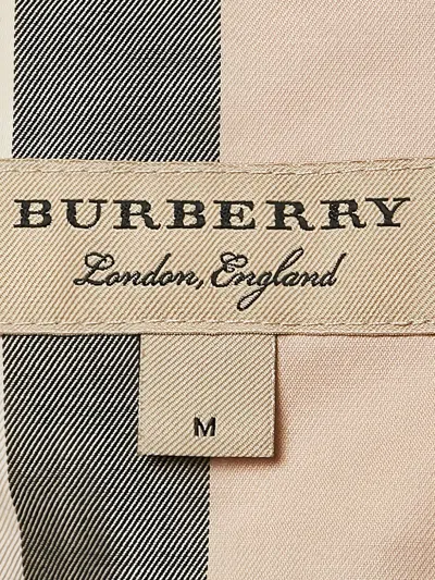 Pre-owned Burberry Check-print Shirt In Neutral