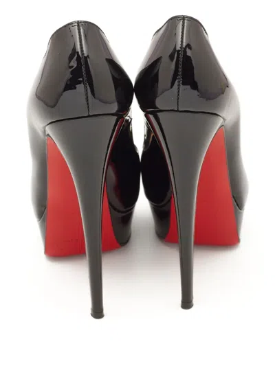 Pre-owned Christian Louboutin 140mm Lady Patent-leather Platform Pumps
