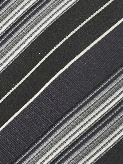 Pre-owned Dolce & Gabbana Diagonal Stripes Silk Tie