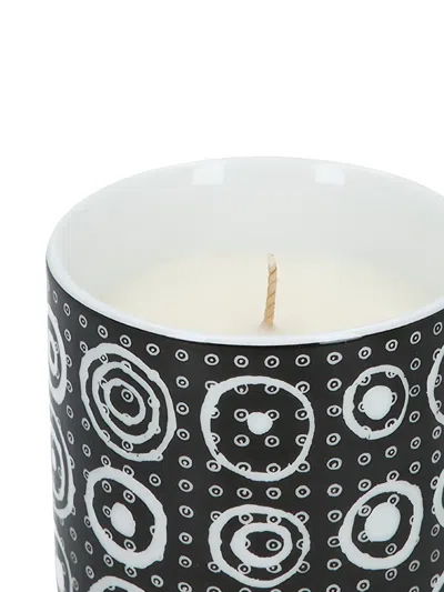 10 Corso Como Circles Print Ceramic Candle In Black