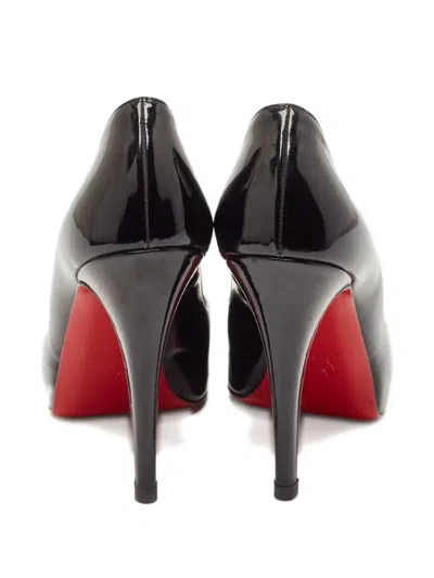 Pre-owned Christian Louboutin 115mm Leather Heeled Pumps In Black