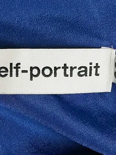 Pre-owned Self-portrait  Graphic-print Pleated Dress