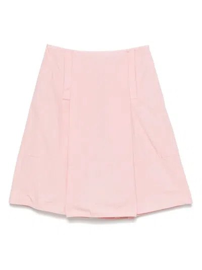 Pre-owned Marni 2000s Pleated Cotton Skirt