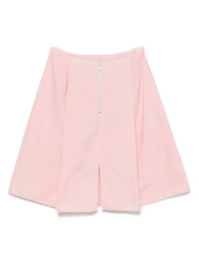 Pre-owned Marni 2000s Pleated Cotton Skirt