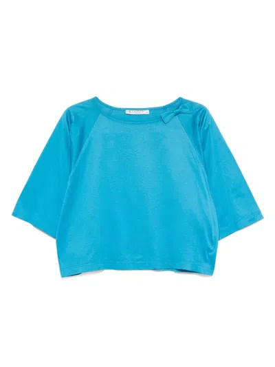 Pre-owned Lanvin 1970s Raglan-sleeve Bow Blouse