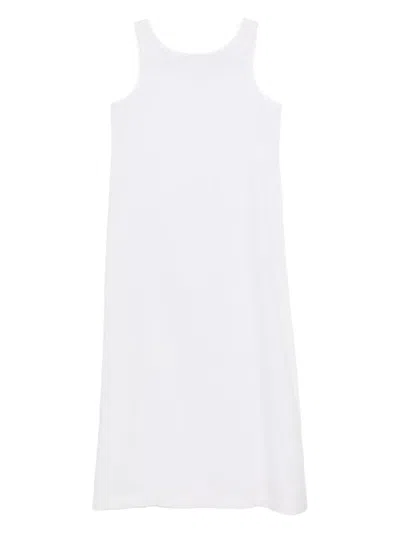 Pre-owned Maison Margiela 2010s Square Neck Dress In White