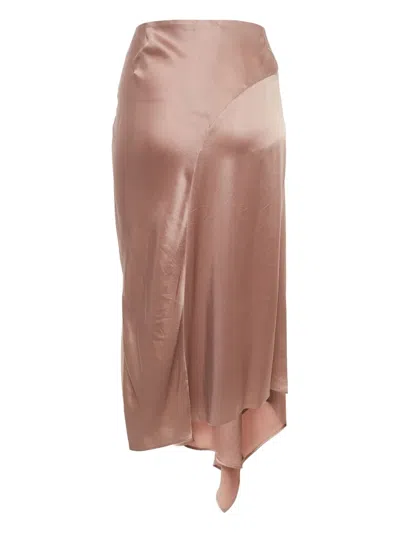 Pre-owned Brunello Cucinelli Vintage Asymmetric Hem Skirt