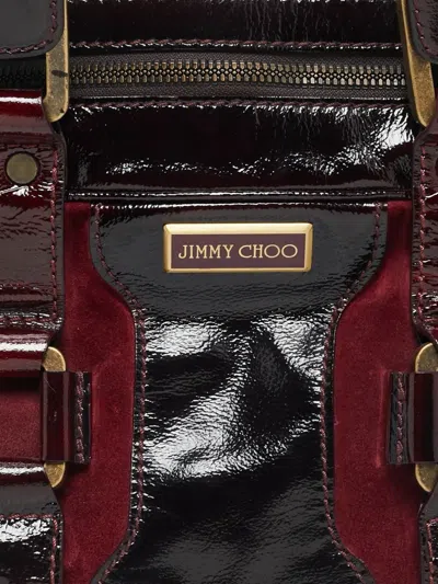 Pre-owned Jimmy Choo Malena Satchel Bag In Black