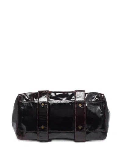 Pre-owned Jimmy Choo Malena Satchel Bag In Black