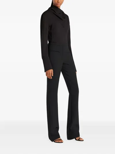 Courrèges Asymmetrical Blouse In Black