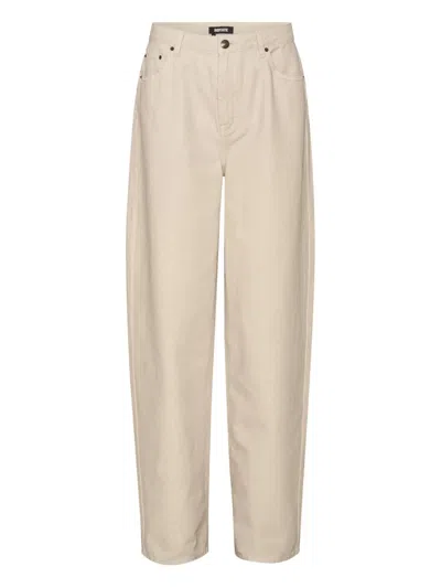 Rotate Birger Christensen R-embroidery Cotton Straight-leg Jeans