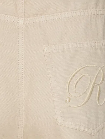 Rotate Birger Christensen R-embroidery Cotton Straight-leg Jeans
