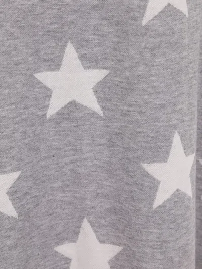 Reward If Found Star-print Button-front Dress In Gray