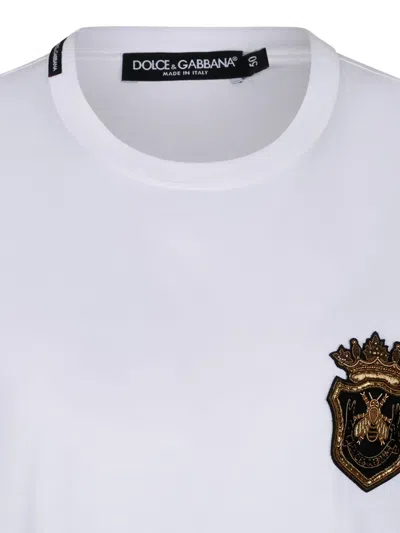 Dolce & Gabbana T Shirts And Polos White In White