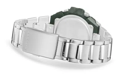 Casio G-shock G-steel 'silver Green' In Neutral