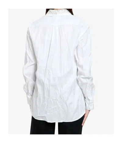 N°21 Crystal-embellished Cotton Shirt