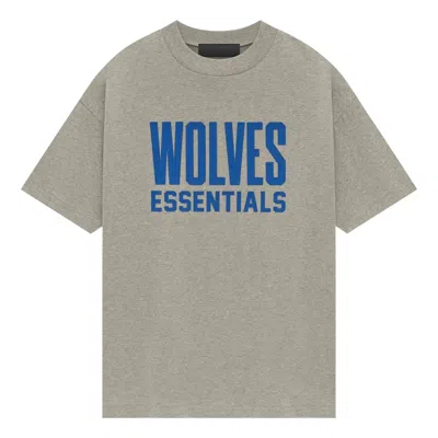 Essentials Fear Of God  Nba Minnestota Timberwolves T-shirt 'grey Blue' In Gray