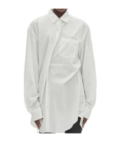 Ann Demeulemeester Elisabeth Long High Comfort Shirt In White