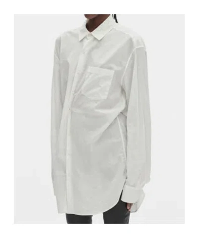 Ann Demeulemeester Elisabeth Long High Comfort Shirt In White