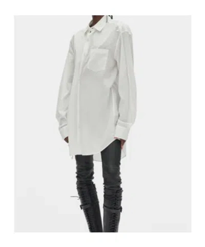 Ann Demeulemeester Elisabeth Long High Comfort Shirt In White