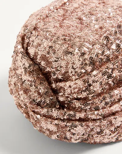 Valentino Sequin-embellished Turban