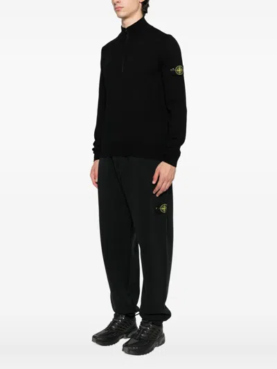 Stone Island Half-zip Wool Sweatet