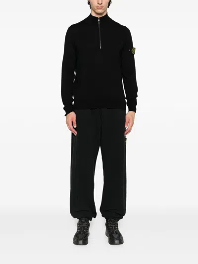 Stone Island Half-zip Wool Sweatet