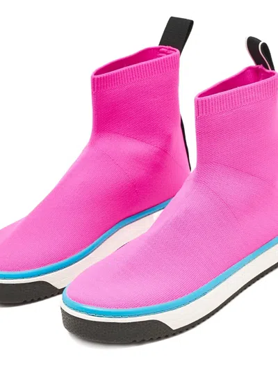 Pre-owned Marc Jacobs Vintage  Sock Slip-on Sneakers In Pink