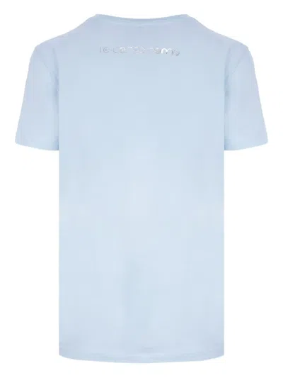Fiorucci X 10 Corso Como Logo-print Cotton T-shirt In Blue